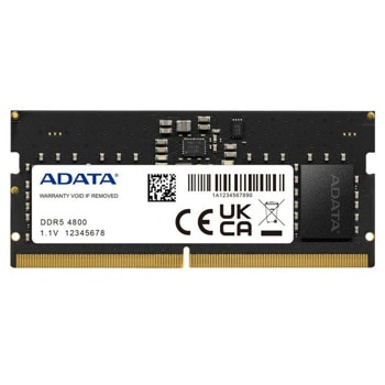 Памет 32GB DDR5 4800MT/s, SO-DIMM, A-Data AD5S480032G-S, 1.1V | JAR Computers Adata 32GB DDR5 4800 AD5S480032G-S