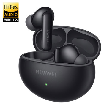Слушалки Huawei FreeBuds 6i, безжични, Bluetooth, микрофон, ANC, 11mm динамични мембрани, IP54 водоустойчивост, до 8 часа време на работа, черни | JAR Computers Huawei FreeBuds 6i Black