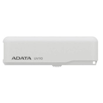 Памет 8GB USB Flash, A-Data DashDrive UV110, бяла | JAR Computers 8GB Adata DashDrive UV110 White