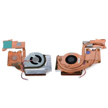 Вентилатор + Heatsink за лаптоп, съвместим с Lenovo Thinkpad T61 R61 R61i T61p 14.1" (For Independent Graphics) | JAR Computers CPU Fan Heatsink Lenovo Thinkpad T61 R61 R61i T61p