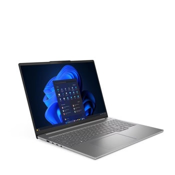 Лаптоп Lenovo IdeaPad Pro 5 16IAH10(83JM000KBM)(сив), шестнадесетядрен Intel Core Ultra 7 255H 2.0/5.1GHz, 16"(40.64cm) 2.8K OLED Display, 24GB LPDDR5x, 1TB SSD NVMe, 2x Thunderbolt 4, No OS, 1.72kg | JAR Computers LENOVO IP PRO 5 16/ 83JM000KBM