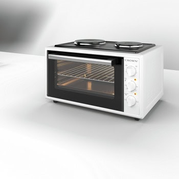мини готварска печка crown cmo-466wf