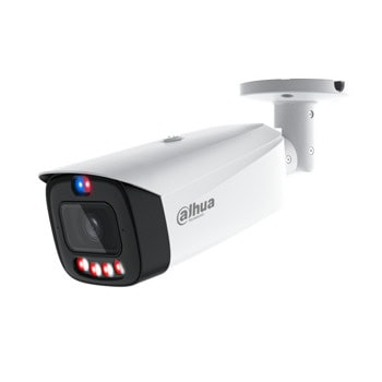 IP камера Dahua IPC-HFW3649T1-AS-PV-0280B-PRO, насочена "bullet" камера, 6Mpix(3288x1850@30fps), 2.8mm обектив, H.265+/H.265/H.264+/H.264/H.264H/H.264B/MJPEG, IR осветеност (до 50 метра), външна IP67, PoE, microSD слот до 512GB, микрофон и говорител | JAR Computers Dahua IPC-HFW3649T1-AS-PV-0280B-PRO