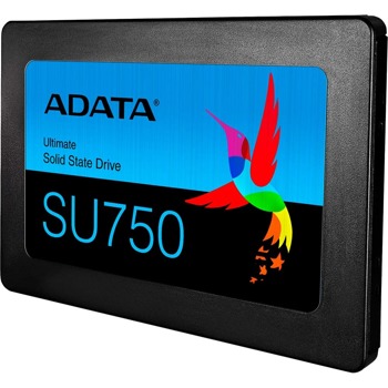 Памет SSD 256GB, ADATA SU750, SATA 6Gb/s, 2.5"(6.35 cm), скорост на четене 550 MB/s, скорост на запис 520MB/s | JAR Computers ADATA SSD SU750 256GB 3D NAND