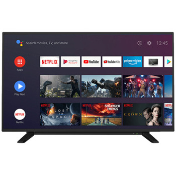 Телевизор Toshiba 55QA4263DG, 55" (139.7 см), 4K/UHD Smart DLED Android TV, HDR, DVB-T2/C/S2, Wi-Fi, Bluetooth, LAN, 4x HDMI, 1x VGA, 2x USB | JAR Computers Toshiba 55QA4263DG