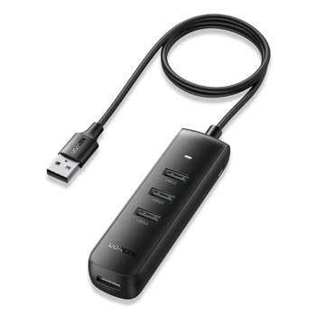 USB Хъб Ugreen CM416, 4 порта, 4x USB 3.0, черен | JAR Computers Ugreen CM416 черен