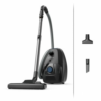 Прахосмукачка Rowenta GREEN FORCE MAX RO4931EA, с торба, 900W, HEPA филтър, торба Hygiene+, 3 нива на филтрация, черна | JAR Computers прахосмукачка rowenta green force max ro4931ea