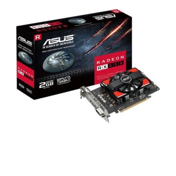 Видео карта AMD Radeon RX 550, 2GB, Asus Radeon RX 550-2G, PCI-E 3.0, GDDR5, 128 bit, DP, HDMI, DVI | JAR Computers Видео карта ASUS Radeon RX 550 2GB