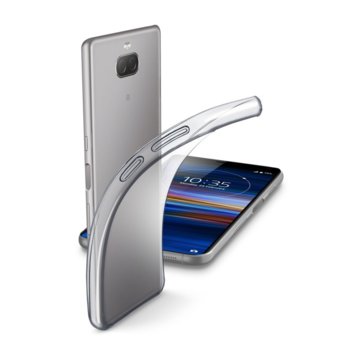 Калъф за Sony Xperia 10, гумен, Cellularline Fine, прозрачен | JAR Computers Прозрачен калъф Fine за Sony Xperia 10
