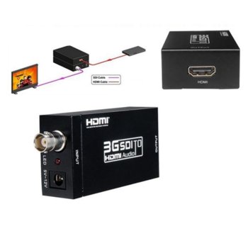 Конвертор HDMI към BNC черен 18302