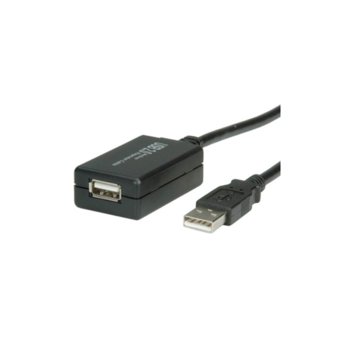 Roline USB A(м) към USB A(ж) 12m 12.99.1110
