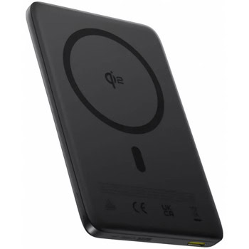 baseus picogo am41 qi2 power bank 10000mah черен