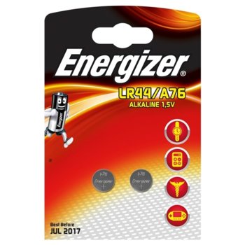 Energizer A76 LR44 1.5V 2 pieces