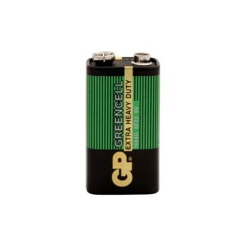 Батерия цинкова GP Greencell 6F22, 9V, 1 бр.