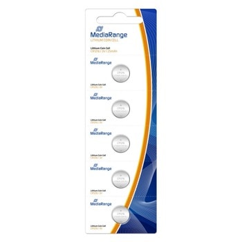Батерии литиеви MediaRange Coin Cells MRBAT133 CR1216, 3V, 25mAh, 5бр. | JAR Computers Батерии MEDIARANGE COIN CELLS CR1216 MRBAT133
