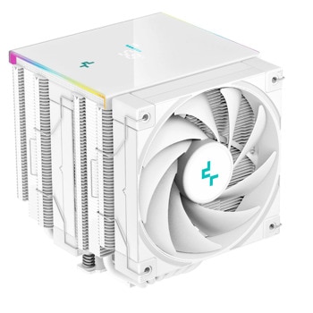 Охлаждане за процесор DeepCool AK620 Digital White, съвместимост със сокети Intel 2066/2011-v3/2011/1700/1200/1151/1150/1155 & AMD AM5/AM4 | JAR Computers DeepCool AK620 Digital White R-AK620-WHADMN-G
