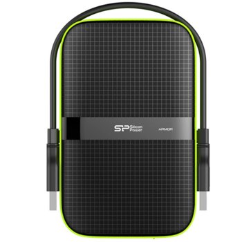 Твърд диск 1TB Silicon Power Armor A60, 2.5" (6.35 cm), външен, ударо-устойчив, USB3.2, 3г. гаранция | JAR Computers 1TB Silicon Power Armor A60 USB3.0