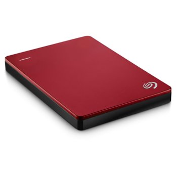 Твърд диск 1TB Seagate Backup Plus Slim (червен), външен, 2.5" (6.35 cm), USB3.0 | JAR Computers 1TB Seagate Backup Plus Slim USB3.0 STDR1000203