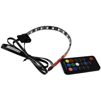 Светодиодна магнитна LED лента Raidmax LD-301R, DC 5~24V, черна, 30cm | JAR Computers Raidmax LD-301R