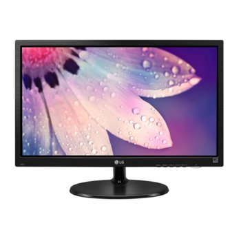 Монитор LG 19M38A-B, 19" (48.26 cm), TN панел, 75Hz, 5ms, HD, 600:1, 200 cd/m², D-Sub | JAR Computers LG 19M38A-B