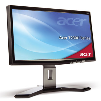 Монитор 23" (58.42 cm) Acer T230Hbmidh Touch-Screen FULL HD, 16:9, 2ms 80 000:1 300cd/m2, HDMI & DVI (HDCP), колонки, черен, 3г. | JAR Computers 23" (58.42 cm) Acer T230Hbmidh Touch-Screen FULL…