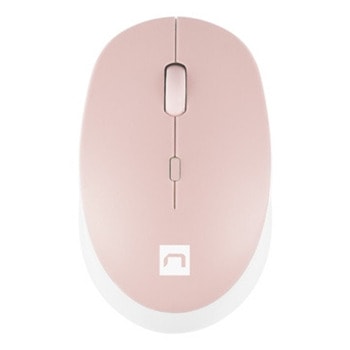 Мишка Natec Harrier 2, оптична (1600dpi), безжична, Bluetooth, розова | JAR Computers Мишка Natec Harrier 2 Pink NMY-1962