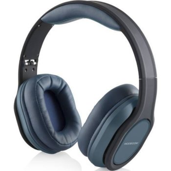 Слушалки Modecom MC-851 Comfort, микрофон, 3.5мм жак, 1.5м кабел, сини | JAR Computers Modecom MC-851 Comfort, сини