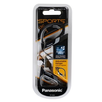Слушалки за спорт Panasonic RP-HS34E-K - черни
