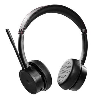 Слушалки Tellur Voice Pro (TLL411007), безжични/жични, Bluetooth, USB, микрофон, 32mm драйвери, до 24 часа време на работа, черни | JAR Computers Tellir Voice Pro TLL411007