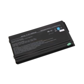 Батерия (заместител) за лаптоп Asus, съвместима с модели F5 F5C F5GL F5M F5N F5R F5RI F5RL, 6 cells, 11.1V, 5200mAh | JAR Computers Asus F5 F5C F5GL F5M F5N F5R F5RI F5RL