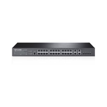 Суич TP-Link TL-SL5428E, 24 ports 100Mbps, 4 ports Auto-Negotiation 1000Mbps, 4 Combo Gigabit SFP Ports | JAR Computers TP-Link TL-SL5428E