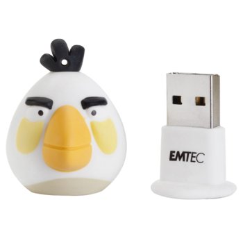 4GB USB Flash Emtec фигурка - Angry Birds White