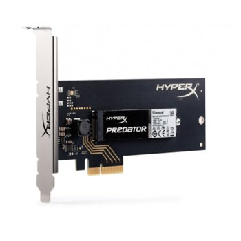 Памет SSD 240GB, HyperX Predator SHPM2280P2H/240G, M.2 2280, с HHHL adapte PCIe Gen 2.0 x4, скорост на четене 1400MB/s, скорост на запис 600MB/s | JAR Computers SSD 240GB HyperX M2 2280 PCI-E SHPM2280P2H/240G