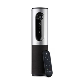 Конферентна камера Logitech ConferenceCam Connect, Full HD 1080p, Bluetooth/NFC, два вградени микрофона, дистанционно | JAR Computers Logitech ConferenceCam Connect