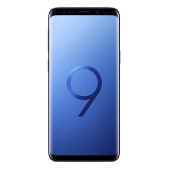 Смартфон Samsung Galaxy S9 (син), 5.8" (14.73 cm) WQHD+ Super AMOLED дисплей, осемядрен Exynos 9810 (4x 2.7 GHz & 4x 1.8GHz), 4GB RAM, 64GB Flash памет (+ microSD слот), 12.0 & 8.0 Mpix camera, Android, 163g | JAR Computers Samsung Galaxy S9 64GB Blue