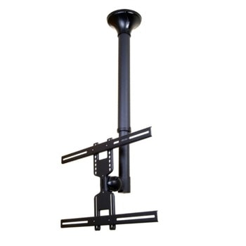 Стойка за телевизор NewStar FPMA-C400BLACK, за таван, за екрани от 32" до 60", VESA до 600 x 400, макс. тегло до 35кг., регулируема, черна | JAR Computers NewStar FPMA-C400BLACK