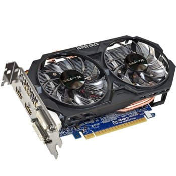 Видео карта GF GTX 750 Ti, 2GB Gigabyte N75TOC-2GI, PCI-E 3.0, DDR5, 128bit, 2x HDMI, 2x DVI | JAR Computers Gigabyte N75TOC-2GI 2GB DDR5