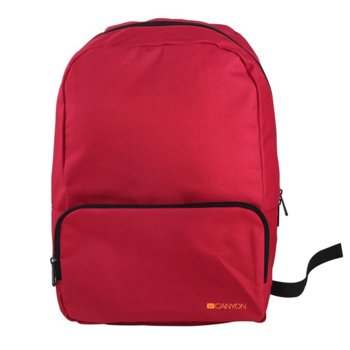 Раница за лаптоп Canyon CNE-CNP15S1R, до 15" (38.1cm), червена | JAR Computers Canyon CNE-CNP15S1R