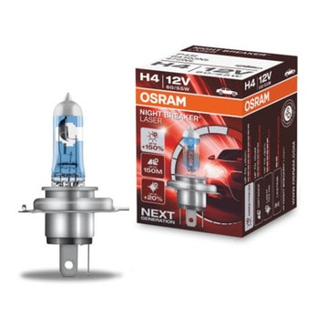 Автомобилна крушка Osram 64193NL, 55W, 1000lm, H4, P43t, халогенна, 1 брой в опаковка | JAR Computers Osram 64193NL 55W 1000lm 64193NL