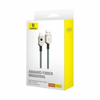 кабел unbreakable usb c to usb c 100w