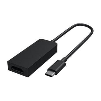 Адаптер Microsoft, от USB C(м) към HDMI(м), черен | JAR Computers MICROSOFT Surface USB-C to HDMI adapter