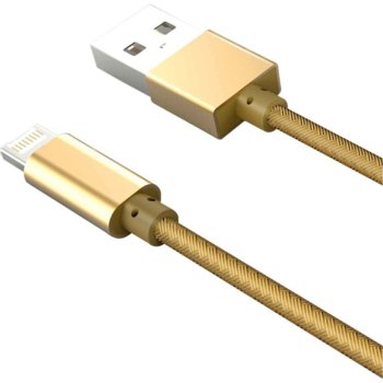 LDNIO USB A(м) към Micro USB-B (м), Lighting 1m