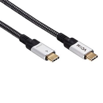 Кабел VCom CU560, от USB C(м) към USB C(м) 240W, 1.2m | JAR Computers кабел vcom cu560