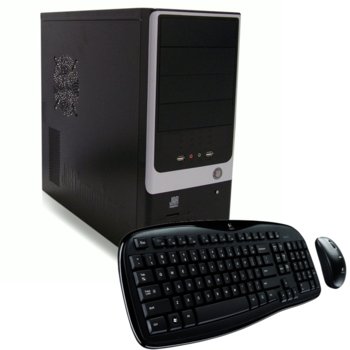 Настолен компютър PC "Тарантула" +подарък игра, четири-ядрен Athlon II X4 3.7GHz, 8GB DDR3 RAM, 1000GB HDD, DVDRW, AMD HD6670 2GB DDR3 (HDMI), комплект безжични клавиатура & мишка Logitech Wireless Desktop MK300, 2г. гаранция | JAR Computers PC Тарантула подарък игра