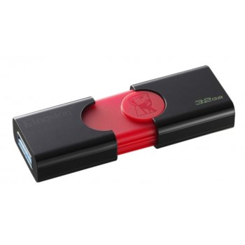 Памет 32GB USB Flash Drive Kingston DataTraveler 106, USB 3.0, черна | JAR Computers Kingston DataTraveler 106 32GB