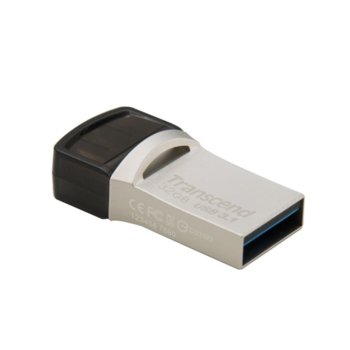 Памет 32GB USB Flash Drive, Transcend JetFlash 890S, USB 3.1 Type C, сребриста | JAR Computers Transcend JetFlash 890S TS32GJF890S