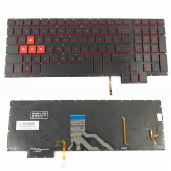 Клавиатура за лаптоп HP, съвместима със серия Omen 15-ce 15-ce000 15-ce020ca 15-CE010CA 15-CE0, черна, без рамка, малък Enter, с подсветка | JAR Computers KBD for HP Omen 15-ce 15-ce000 15-ce020ca 15-CE010