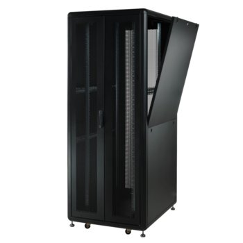 Комуникационен шкаф MIRSAN MR.GTS42U61.11 Server/Storage, 610 x 1000 x 2028 мм / 42U, D=1000 мм, 1000 кг товар, черен, свободно стоящ | JAR Computers MIRSAN MR.GTS42U61.11 Server/Storage