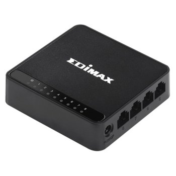Суич Edimax ES-3308P V3, 8-портов 10/100 Mbps RJ45 | JAR Computers Edimax ES-3308P V3