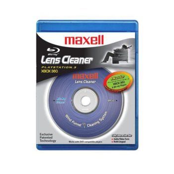 Почистващ комплект MAXELL DVD/Blu-Ray Laser Lens…